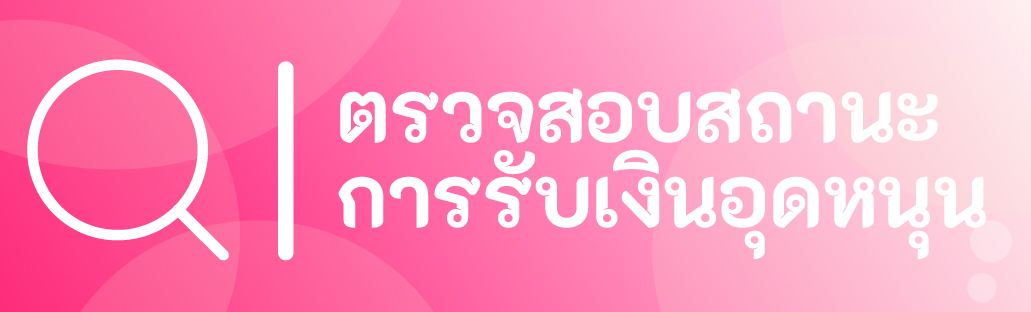 ตรวจสอบสถานะการรับเงินอุดหนุน